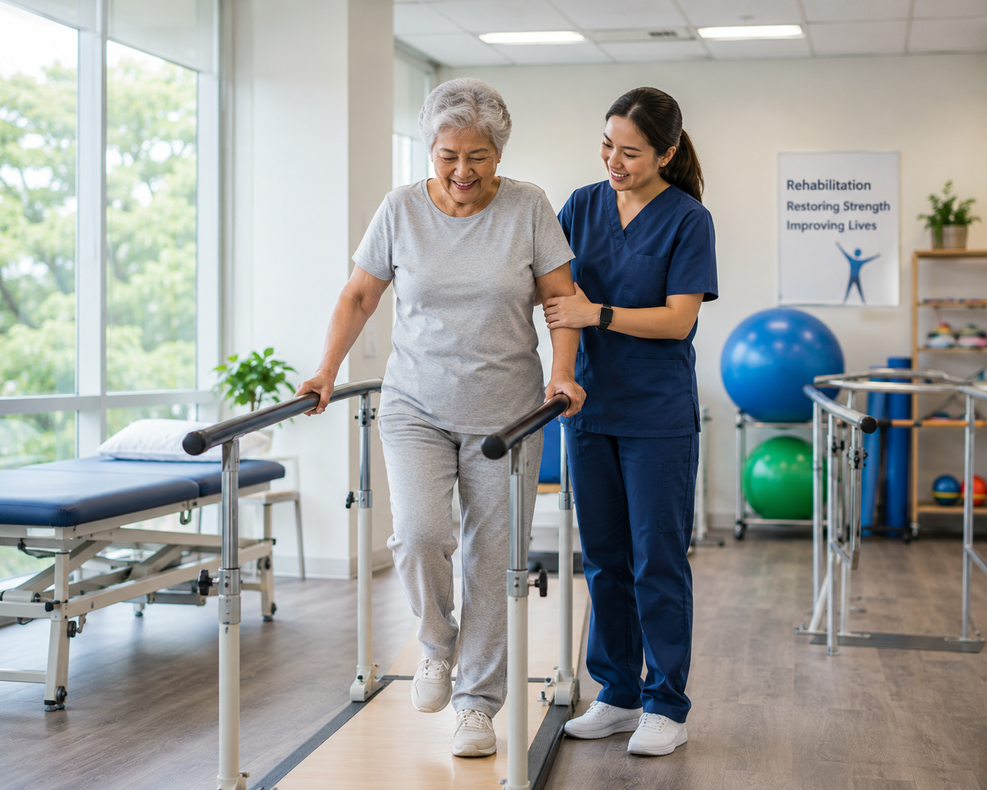 Rehabilitation therapy at Grace CBAS Inc.